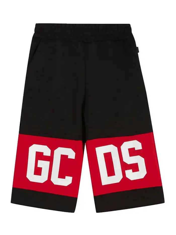 Gcds Bermuda In Felpa Nero