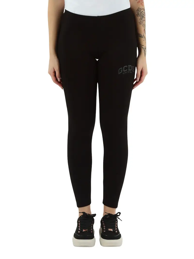 GCDS Leggings Donna Nero 3830024