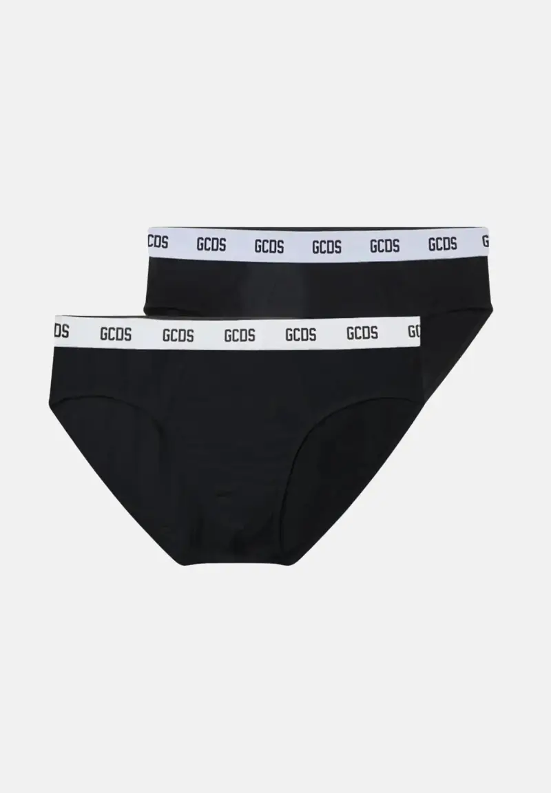 GCDS Slip Uomo Nero 2817406