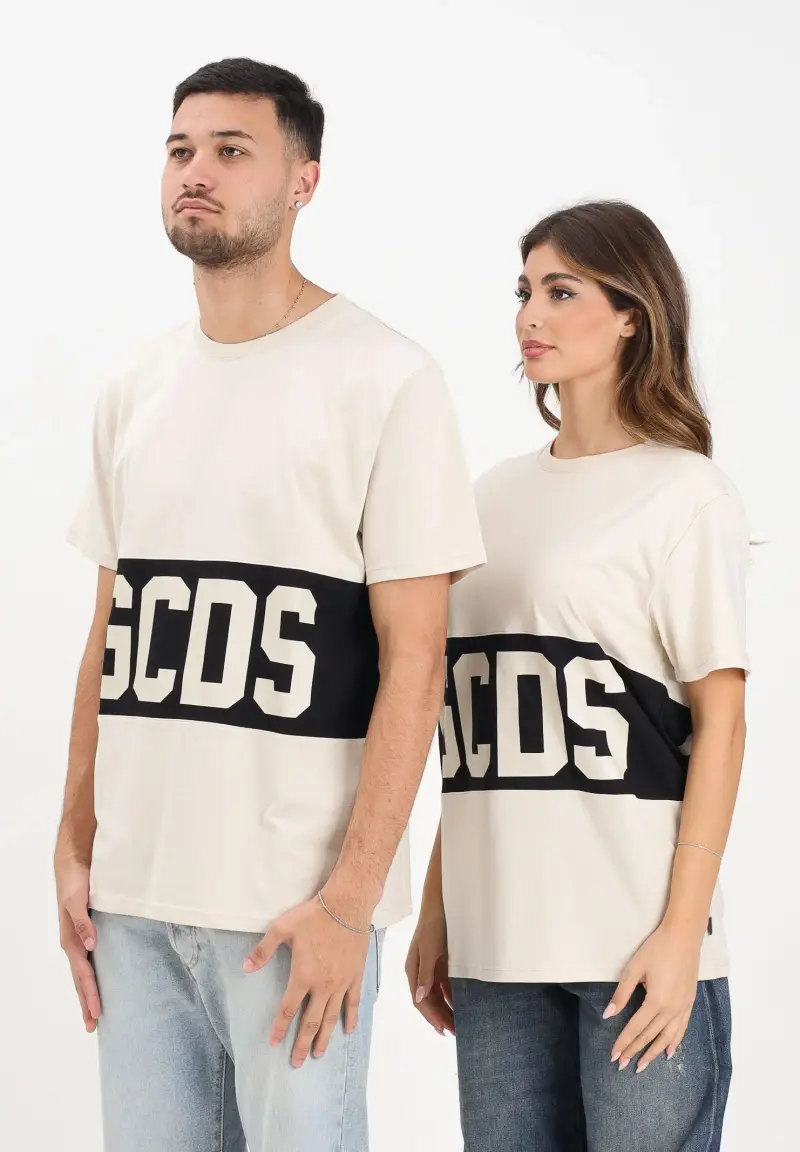 GCDS T-shirt Donna Beige 4323164