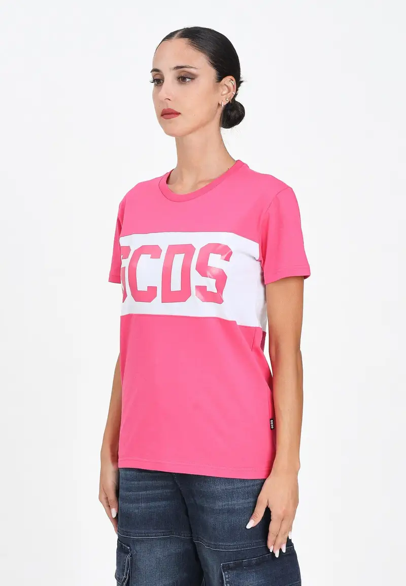 GCDS T-shirt Donna Fucsia 1883475