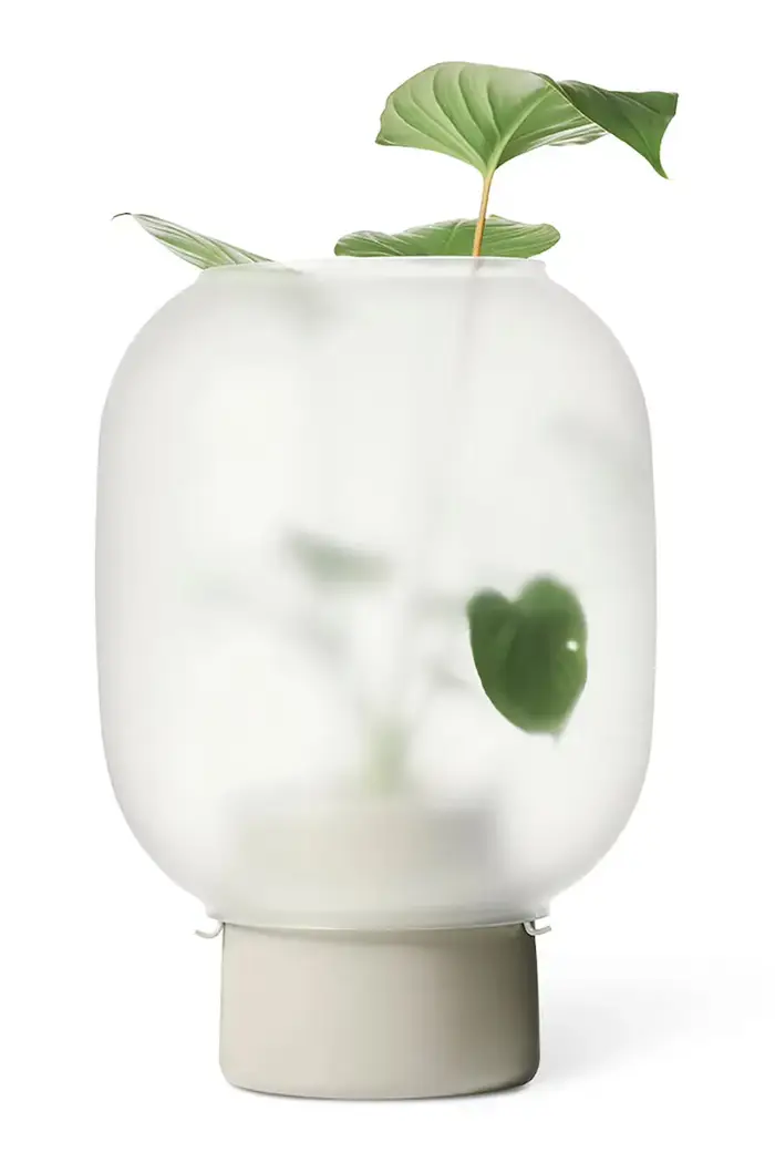 Coprivaso decorativo 26 x 43 cm Grigio