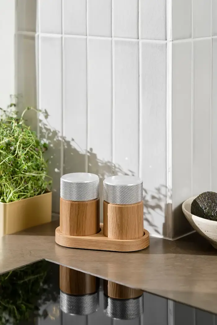 macinasale e macinapepe Sina 9 x 6 cm Grigio miniatura 3