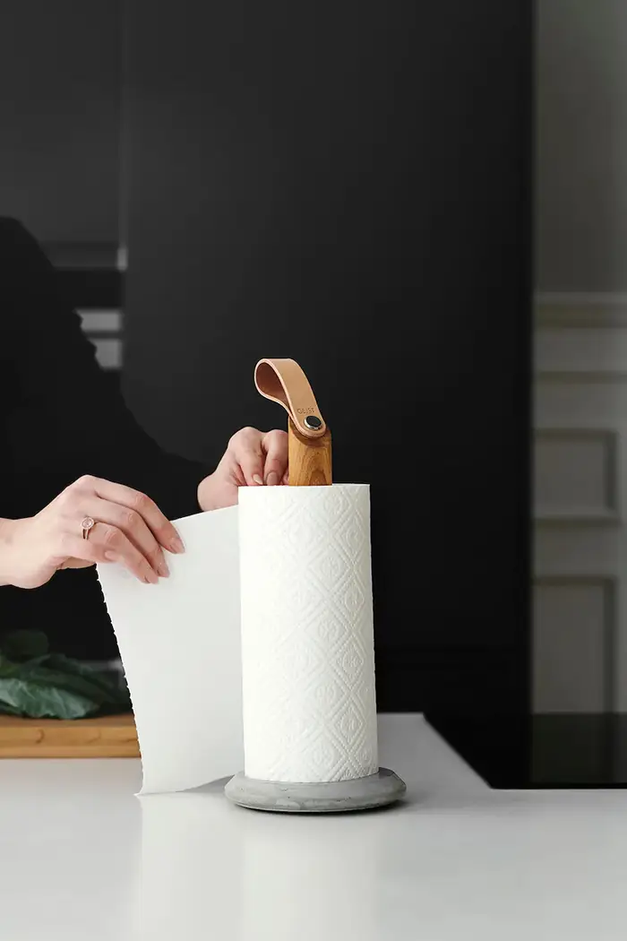 supporto per tovaglioli di carta in legno di quercia 31,5 x 4,7 cm Multicolore miniatura 4