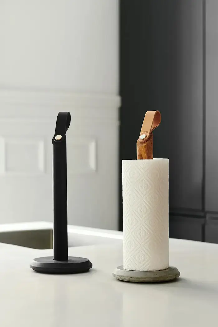 supporto per tovaglioli di carta in legno di quercia 31,5 x 4,7 cm Multicolore miniatura 5