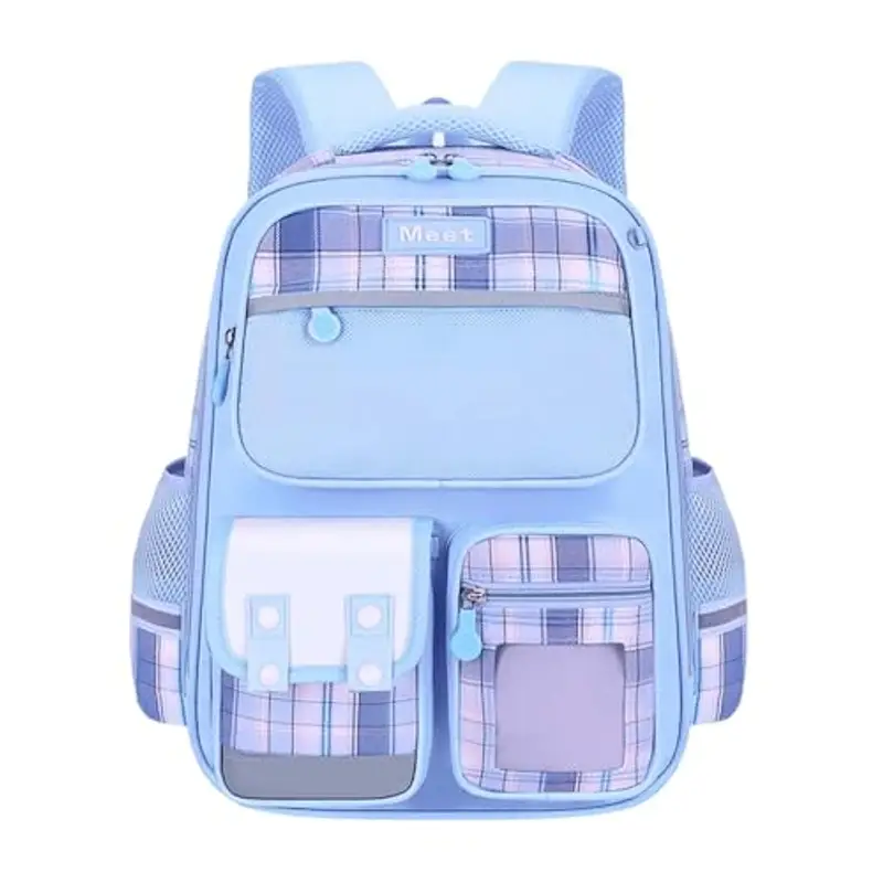 Generisch 2025 Scuola Primaria Borsa Da Scuola Bambini Borsa A Scacchi Grande Capacità Junior High School Studente Borse A Spalla Zaini