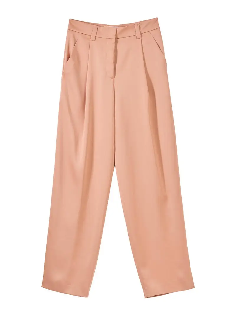 Genny Pantalone Envers Satin Rosa
