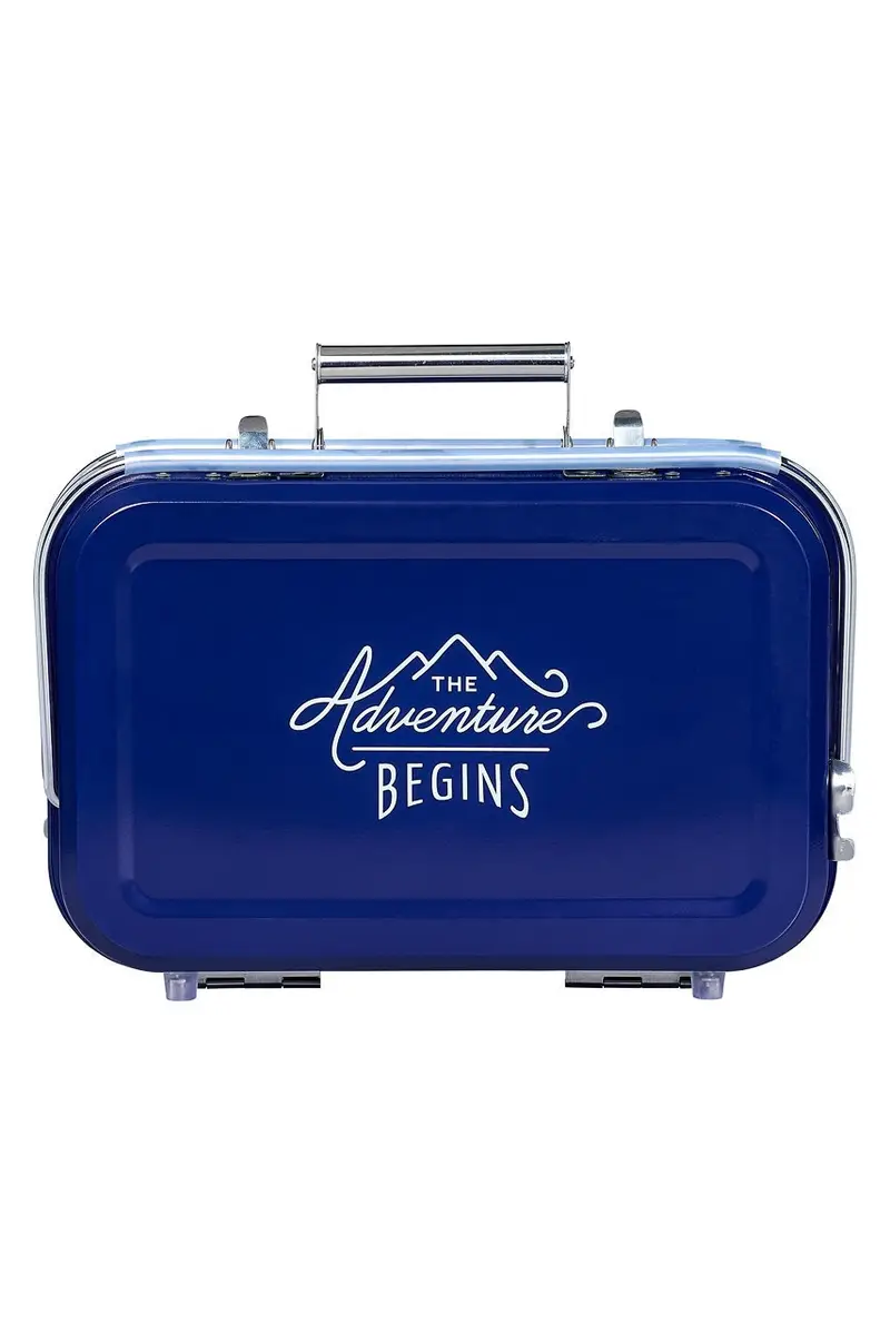 Gentelmen's Hardware grilia portatile in valigia Multicolore