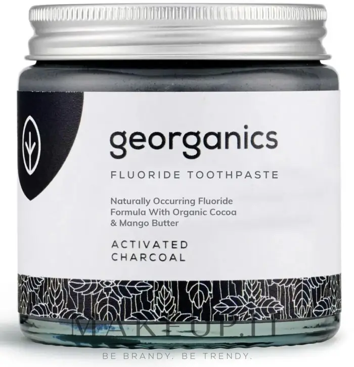 Georganics Dentifricio al Fluoro Carbone Attivo 60 ml