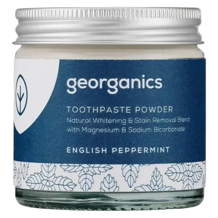 Georganics Polvere Dentaria Naturale Menta Piperita Inglese 60 ml