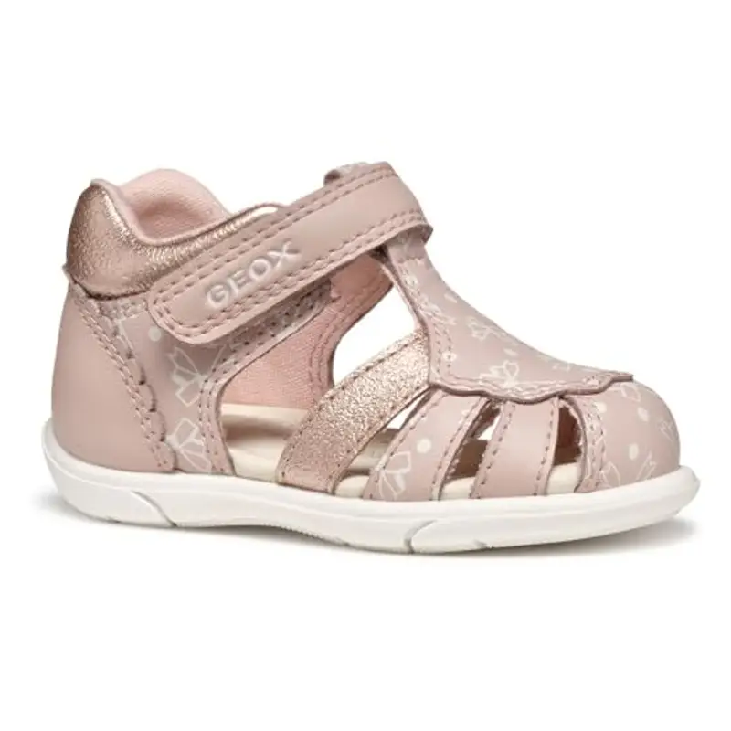Geox B Sandal ZAPITO Girl, Bimba 0-24, Lt Rose, 20 EU