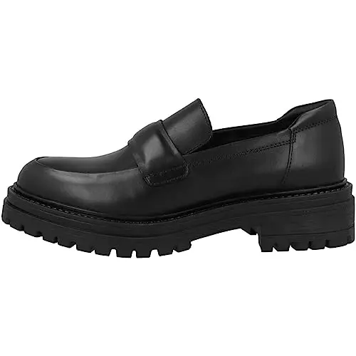 Geox D Iridea A, Moccasin Donna, Nero, 37 EU