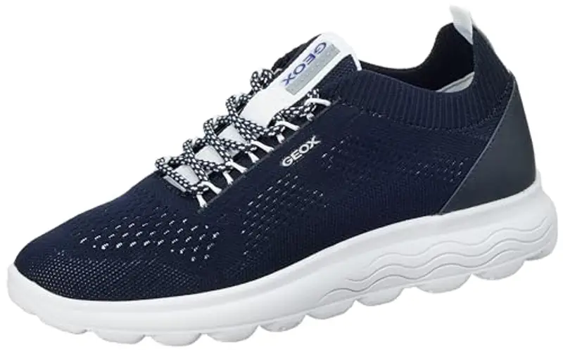 Geox D Spherica A, Sneakers Donna, Blu Navy, 35 EU
