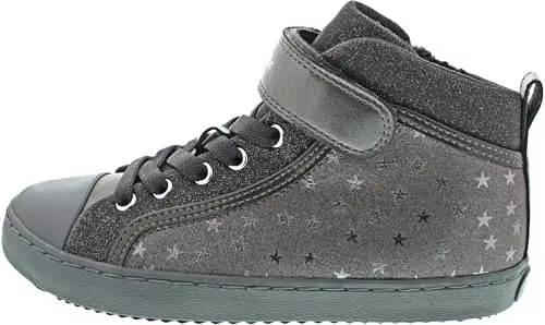 Geox J KALISPERA GIRL, Sneakers Bambine e ragazze, Grigio, 25 EU