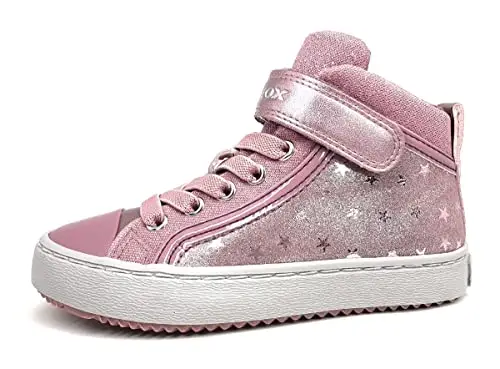 Geox J KALISPERA GIRL, Sneakers Bambine e ragazze, Rosa Dk Pink C8006, 28 EU