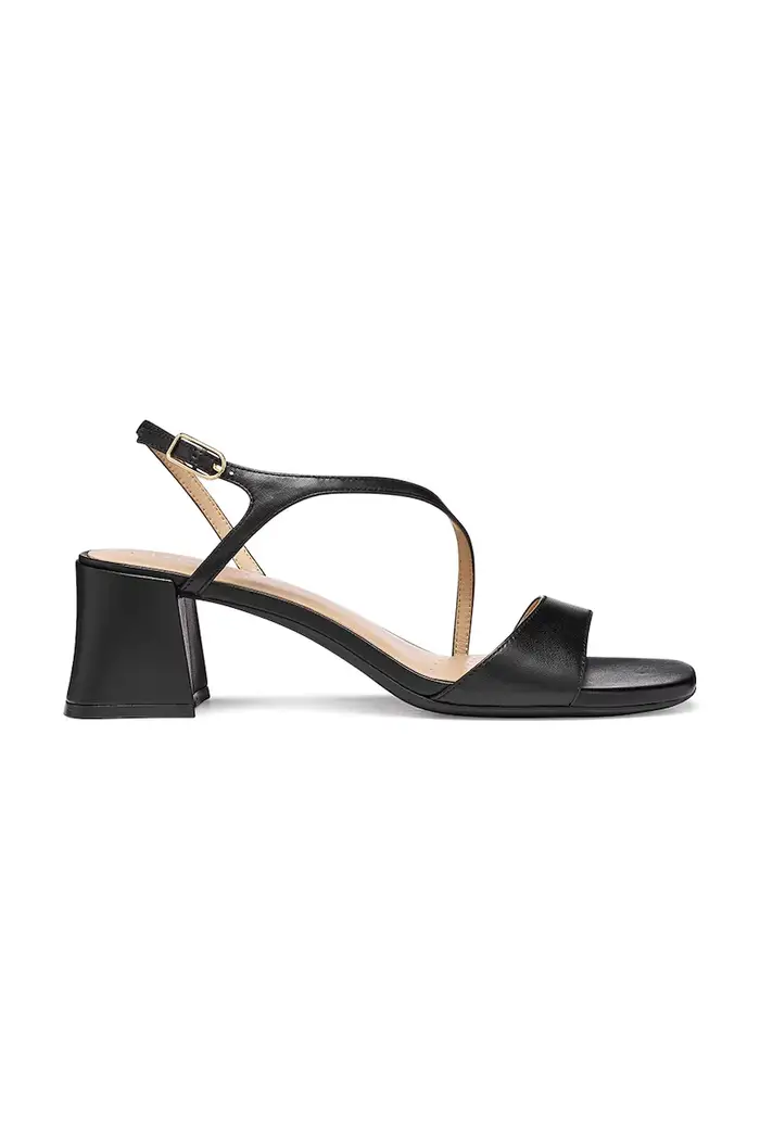 sandali in pelle D NEW ERAKLIA 50 T01 Nero