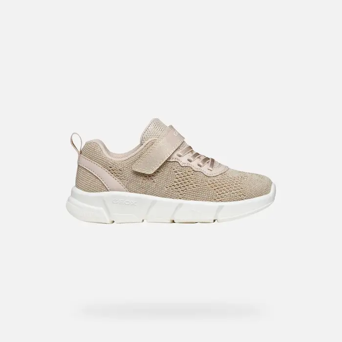 Geox Scarpe Aril Bambina Beige Chiaro