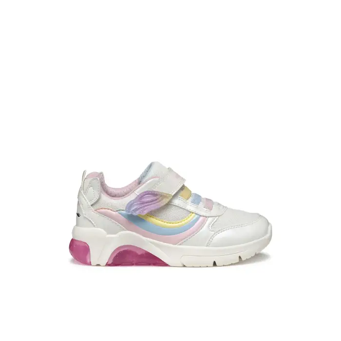 Scarpe da ginnastica ragazza Geox Fadinlight A Blanc