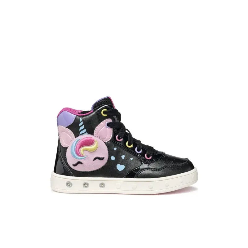 Geox Scarpe da ginnastica ragazza Skylin D Noir