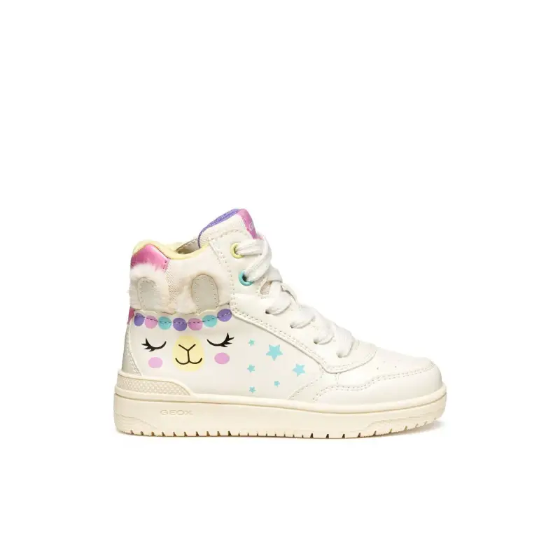 Geox Scarpe da ginnastica ragazza Washiba A Blanc