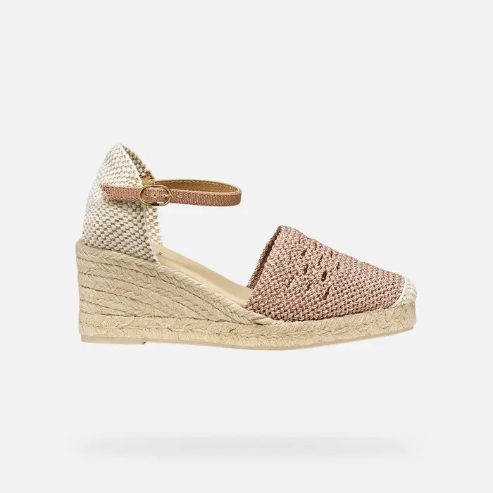 Geox Scarpe Gelsa Low Donna Rosa Antico