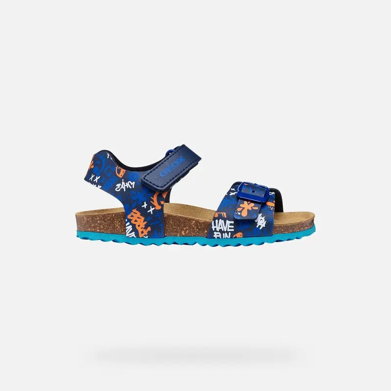Geox Scarpe Ghita Bambino Blu Navy/blu Chiaro