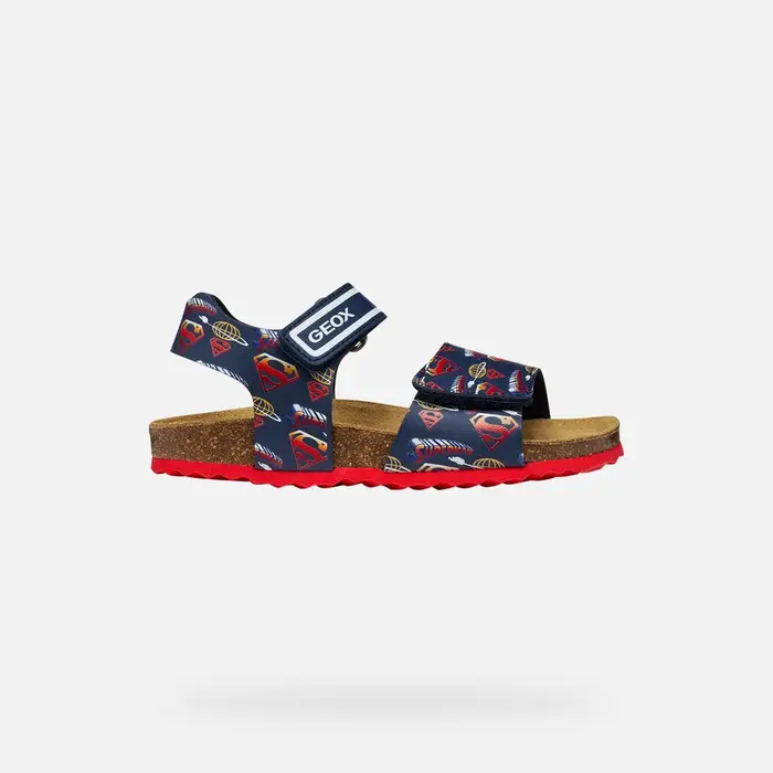 Geox Scarpe Ghita Bambino Blu Navy/rosso