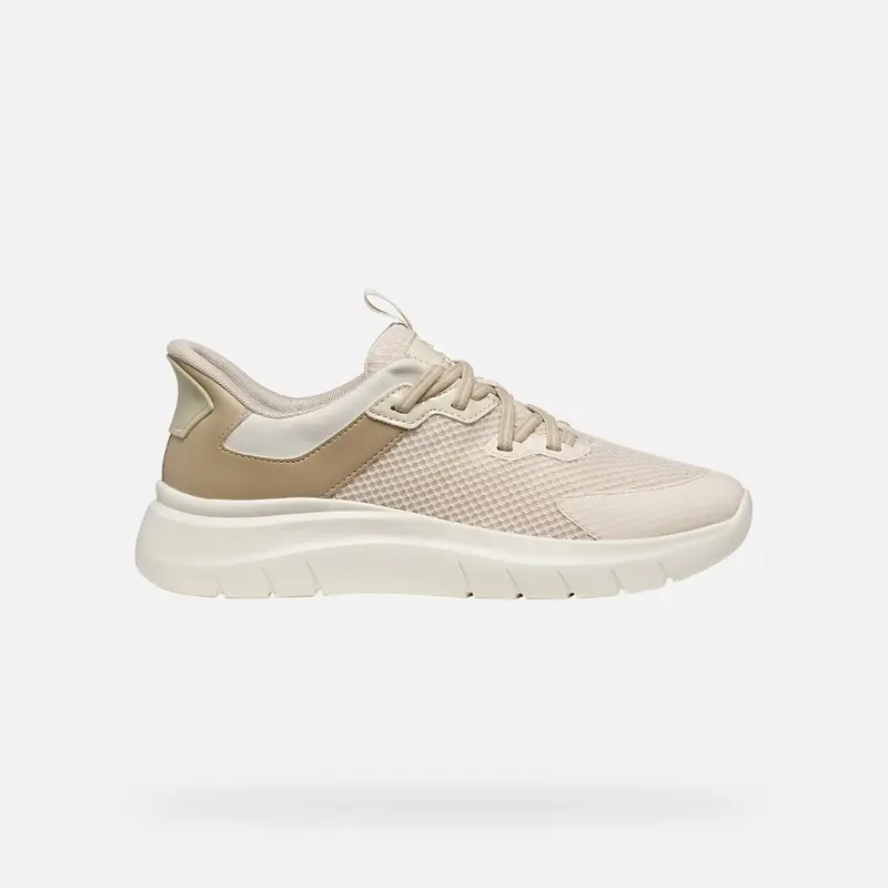 Geox Scarpe Plummery Plus Donna Beige/bianco Latte