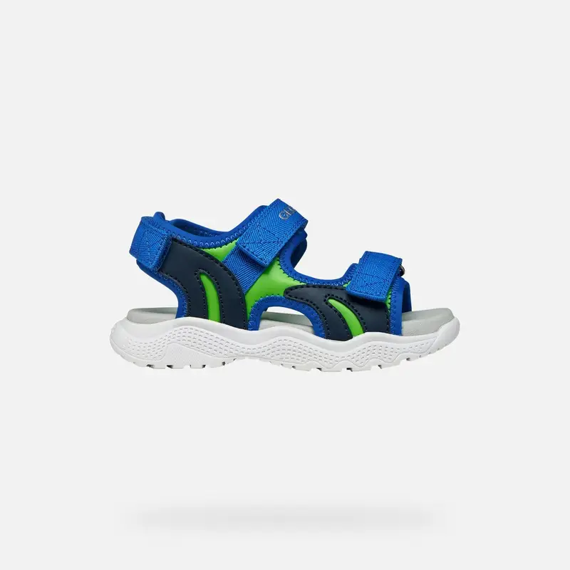 Geox Scarpe Sandal Splush Bambino Royal Blu/verde