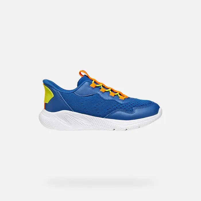 Geox Scarpe Sprintye Fast In Bambino Royal Blu/arancione