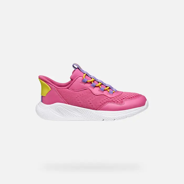Geox Scarpe Sprintye Fast In Bambina Fucsia Scuro/viola