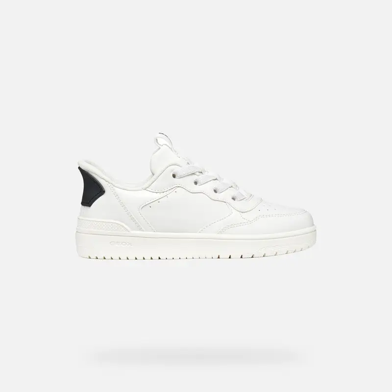 Geox Scarpe Washiba Fast In Bambino Bianco/nero