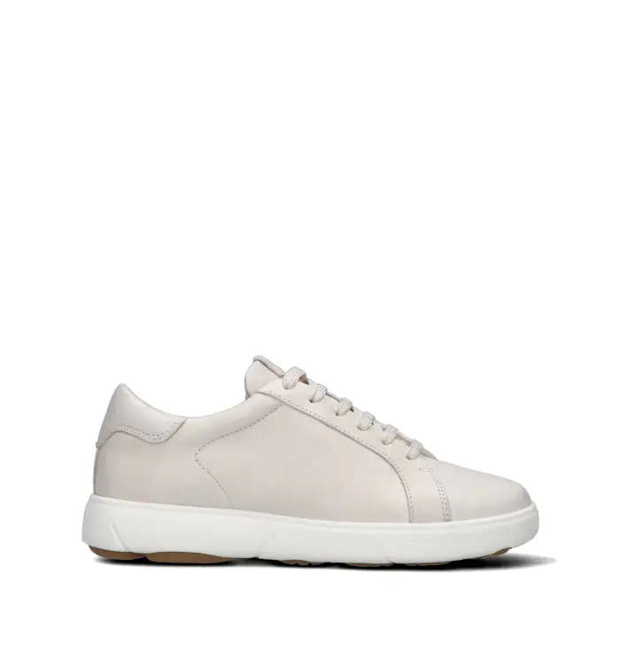 Sneaker donna bianca in pelle Vario