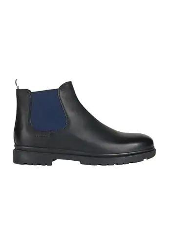 Geox U Andalo A, Stivali Uomo, Nero Blu Black Navy, 42 EU