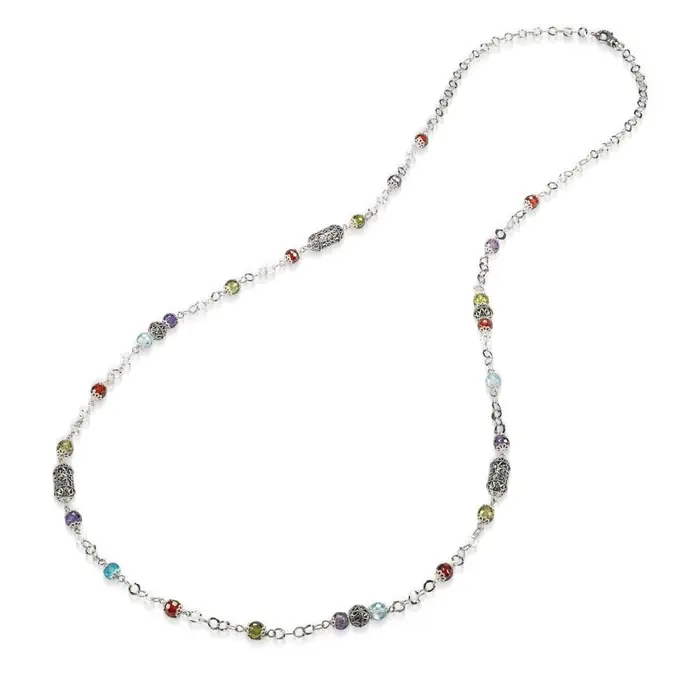 GERARDO SACCO Chanel In Arg 925/000 Sinacoli Elementi Traforati E Pietre Cubik Zirconia