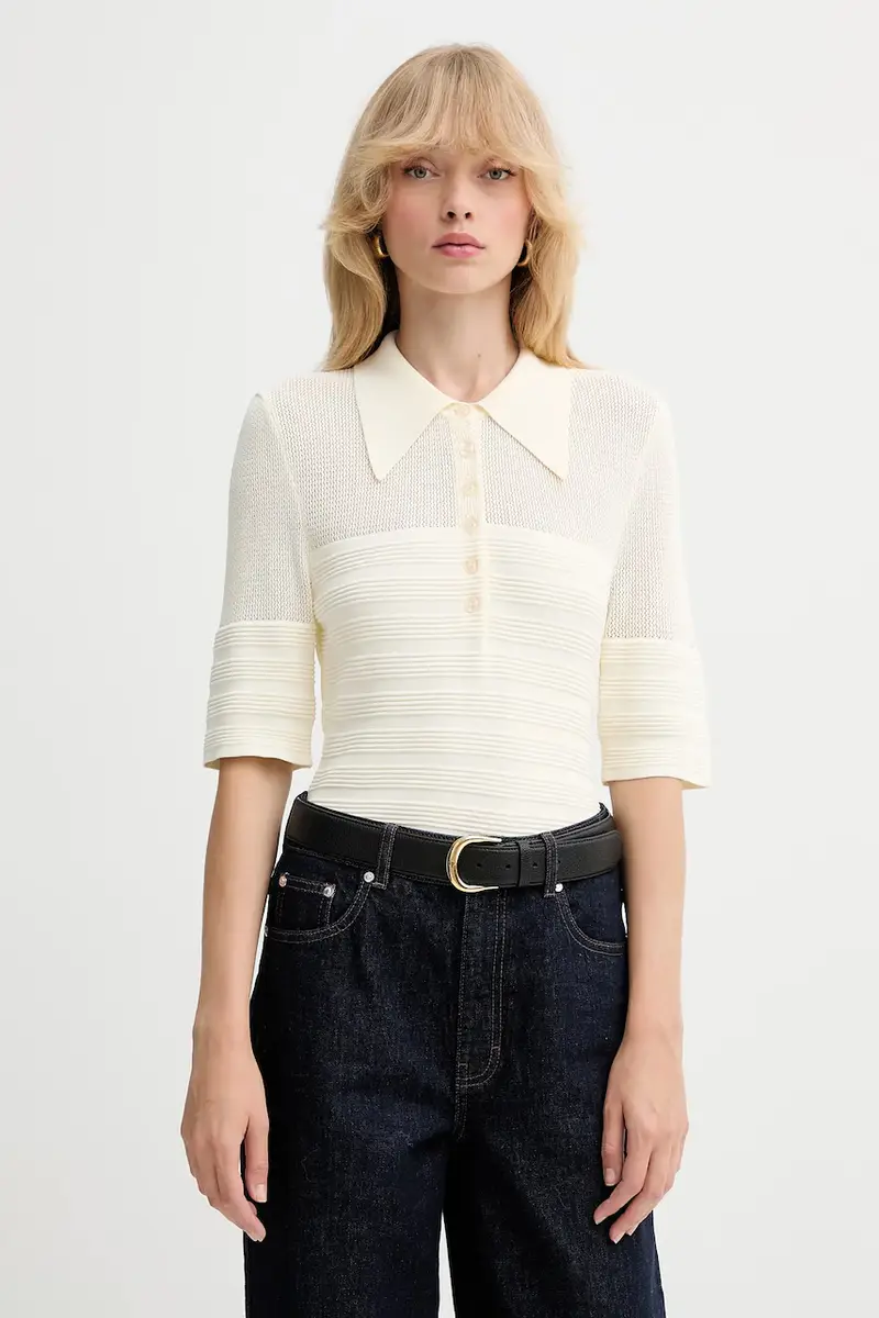 Gestuz Polo Donna Beige 3123569