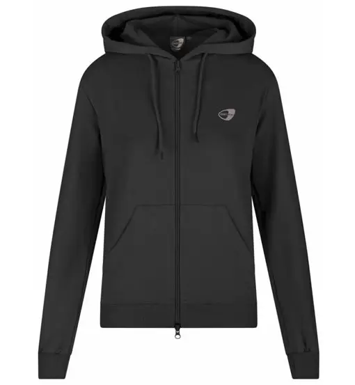 Felpa con cappuccio W - donna Black