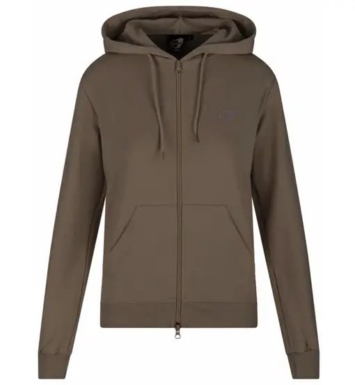 Felpa con cappuccio W - donna Brown