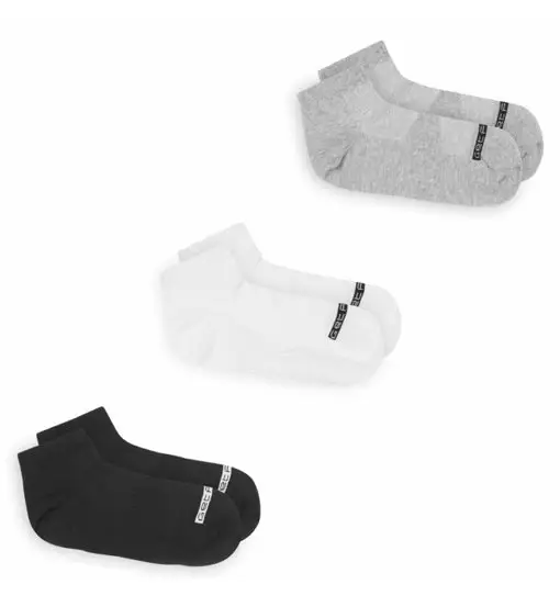 Get Fit Lightweight No Show 3pack - calzini corti - unisex White