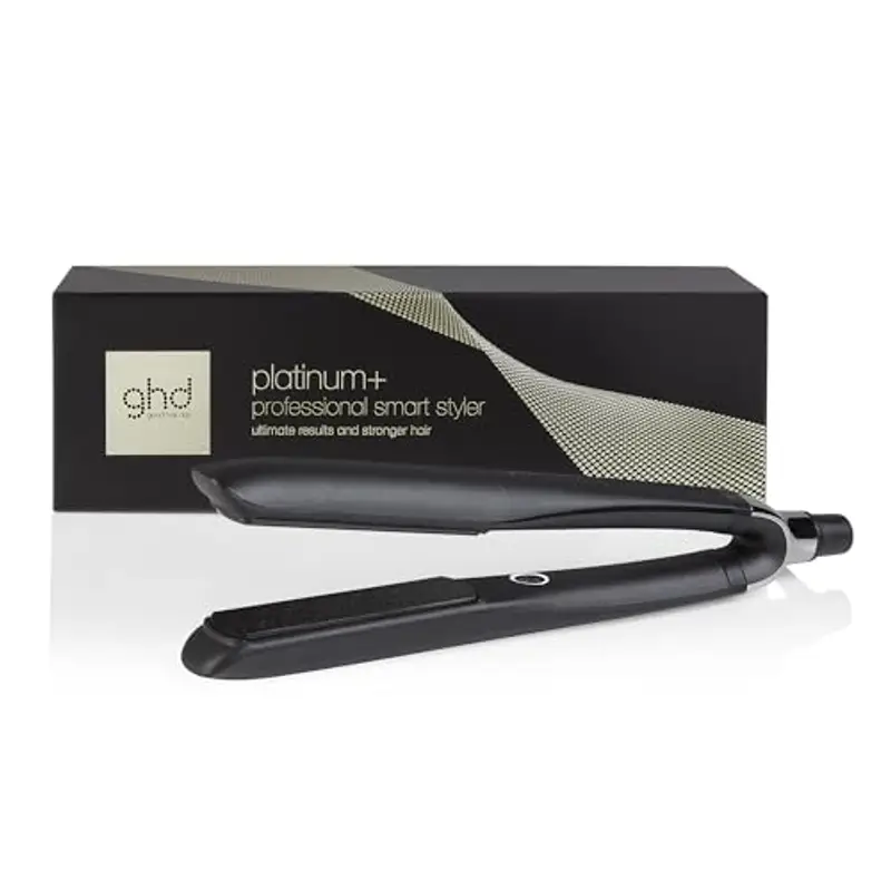 ghd Platinum+ Piastra & Styler Professionale Nera – Capelli Più Forti, Maggiore Lucentezza, Protezione del Colore – Per