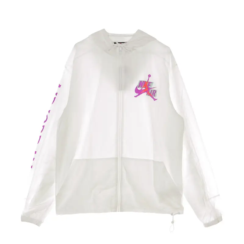 Jordan Giacca a Vento Uomo Jumpman Classics Gfx White/white/black