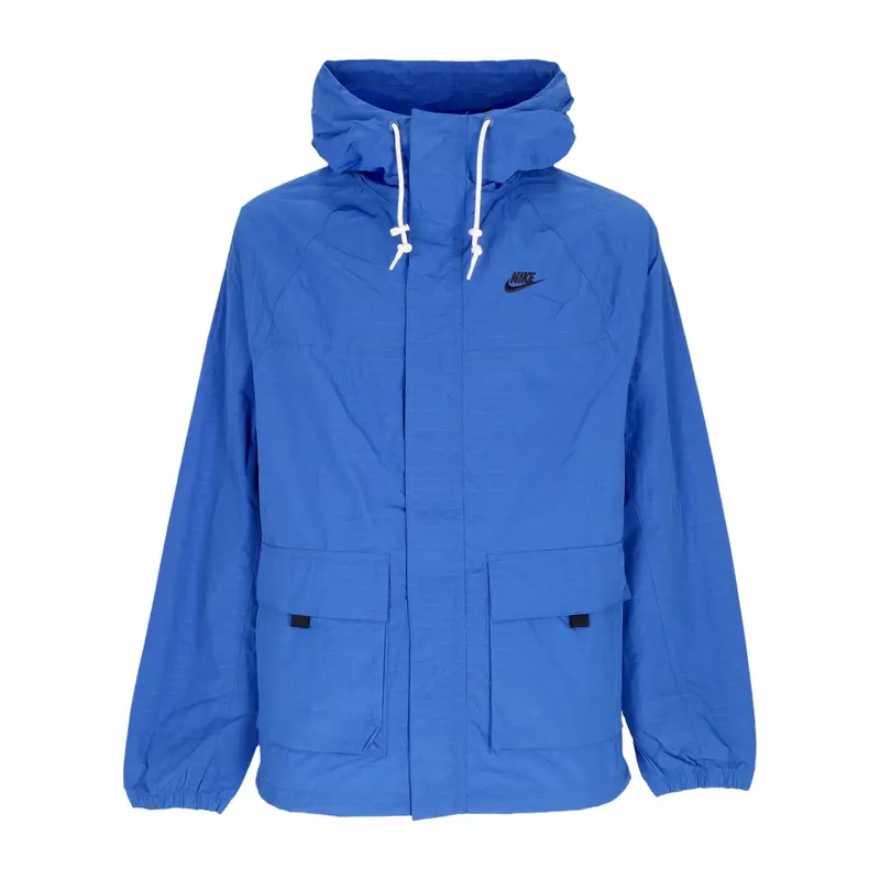 Nike Giacca a Vento Uomo Sportswear Club Bandon Jacket Game Royal/black
