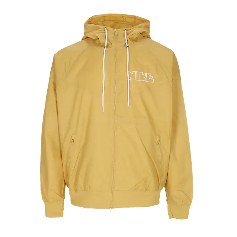 Nike Giacca a Vento Uomo Windrunner Woven Lined Jacket Wheat Gold/wheat Gold/wheat Gold/white