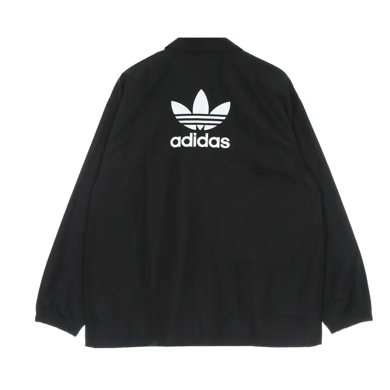 Adidas Giacca Coach Jacket Uomo Adicolor Classics Trefoil Coach Jacket Black