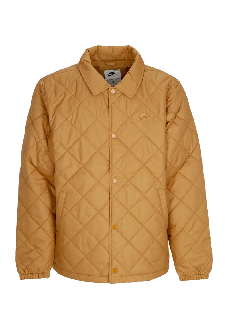 Nike Giacca Coach Jacket Uomo Club Therma-fit Jacket Flax/black/flax