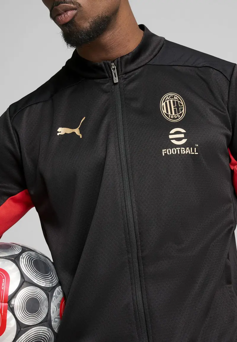 Giacca da allenamento AC Milan da uomo PUMA Black For All Time Red | Puma