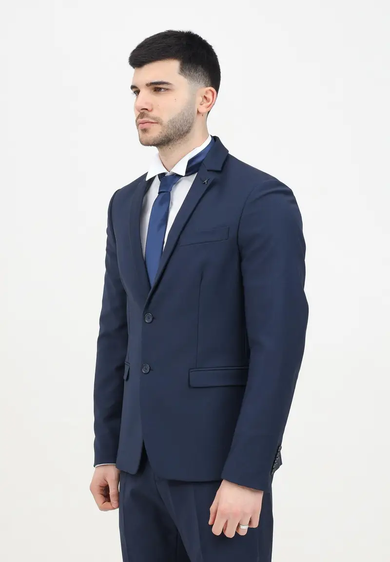 PATRIZIA PEPE Giacca monopetto blu da uomo