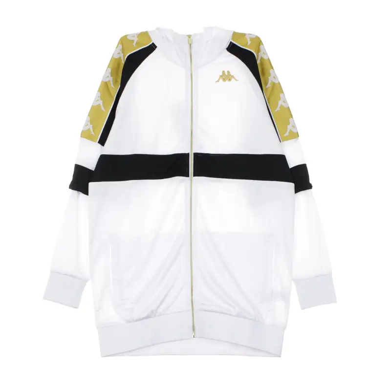 Kappa Giacca Tuta Donna Banda 10 Banik White/black/yellow