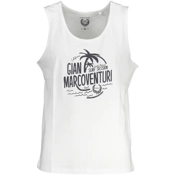 Gianmarco Venturi T-shirt senza maniche AU000791ROLANDO_CA00ADE Bianco