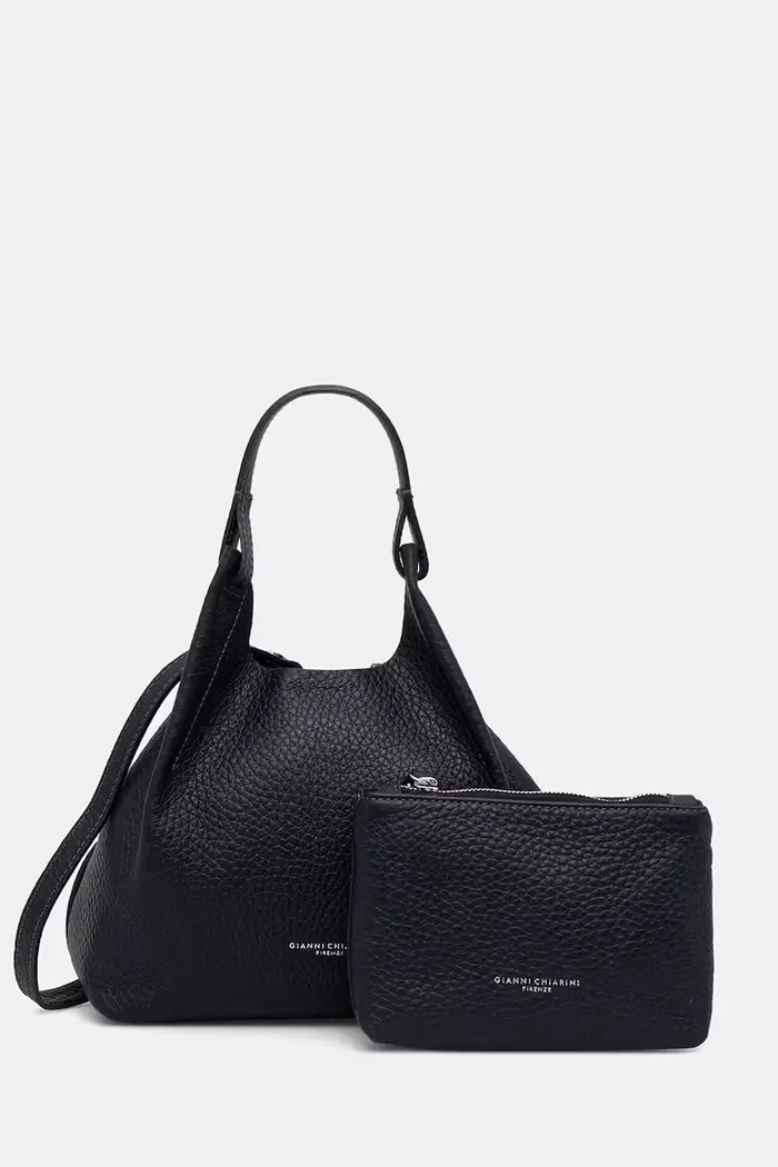 Gianni Chiarini borsa a tracollo da donna in pelle DUA Blu navy